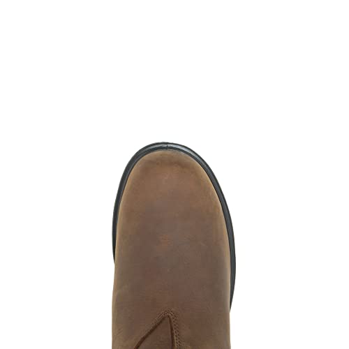 WOLVERINE mens I-90 Waterproof Composite-toe Romeo Slip-on Construction Boot, Brown, 10.5 US