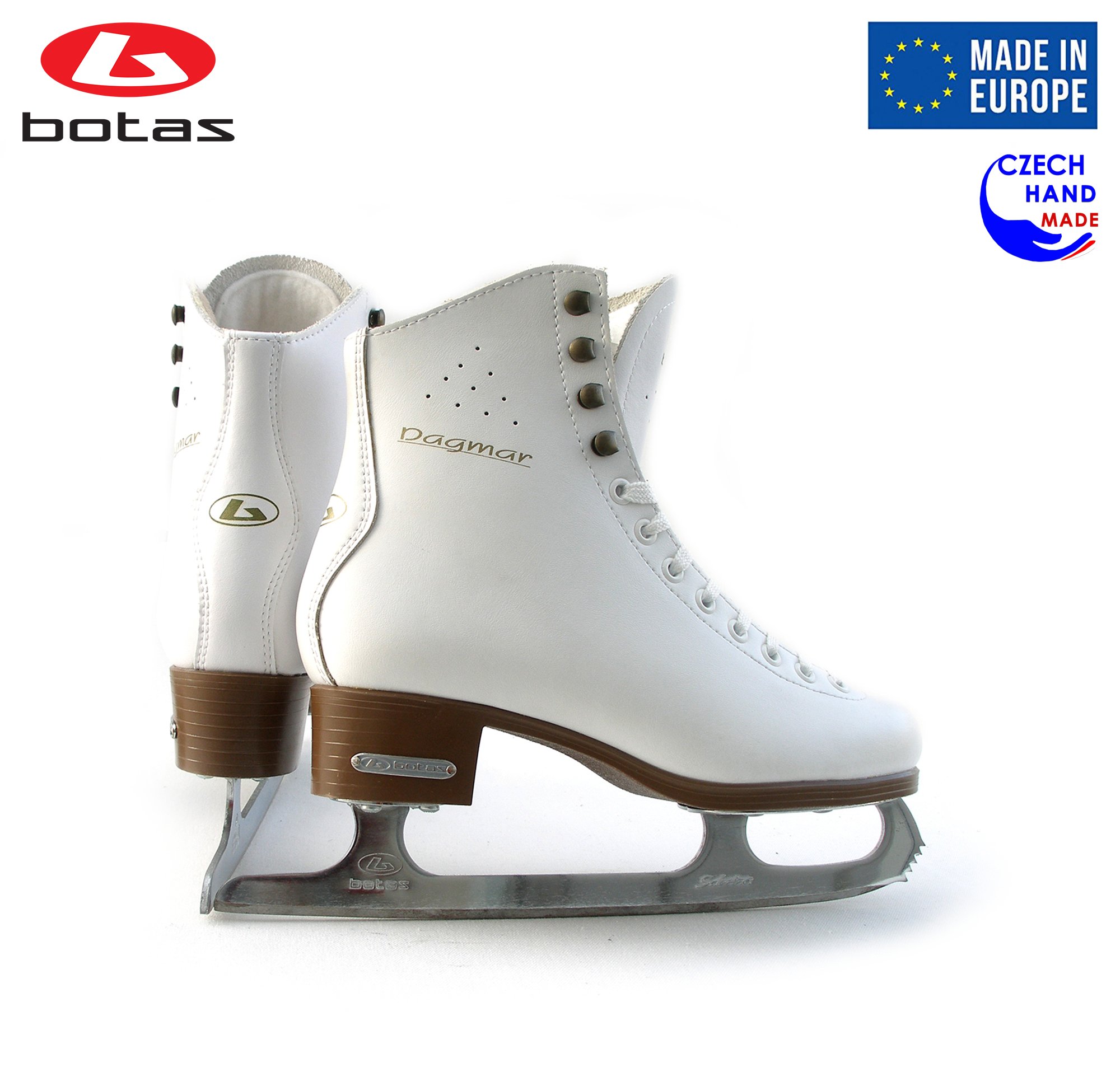 Botas - model: 325 / Figure Ice Skates Women, Girls/Color: White, Size: Adult 7.5