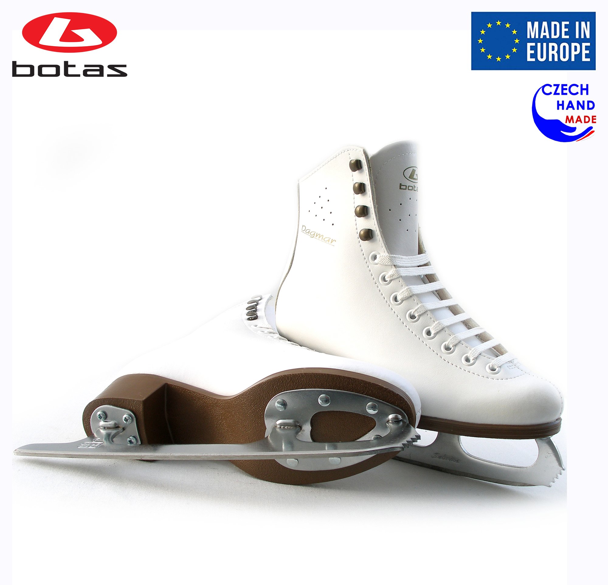 Botas - model: 325 / Figure Ice Skates Women, Girls/Color: White, Size: Adult 7.5