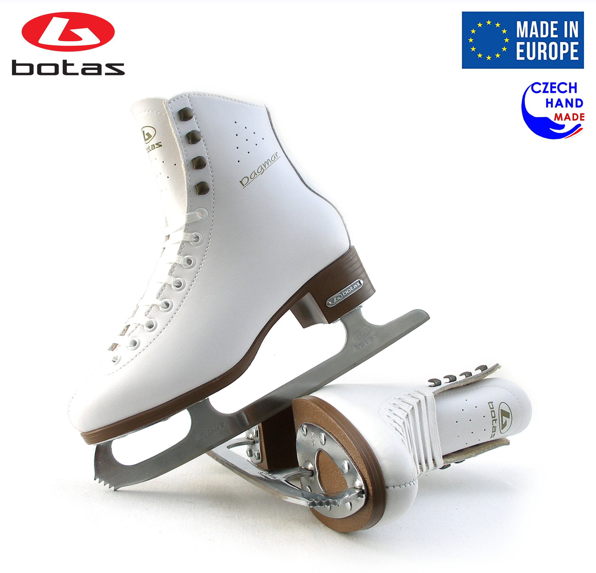 Botas - model: 325 / Figure Ice Skates Women, Girls/Color: White, Size: Adult 7.5