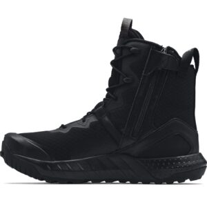 under armour men's micro g valsetz zip military and tactical boot, black (001)/black, 9.5 m us