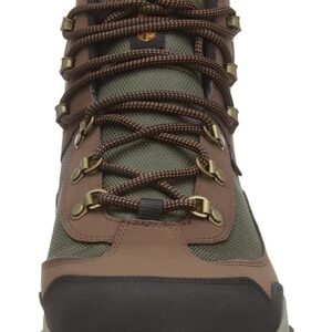 Timberland Men's Lincoln Peak Waterproof Hiking Boot, Dark Brown Leather, 8