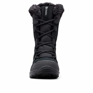 Columbia Women's Ice Maiden II Snow Boot, Black/Columbia Grey, 8.5 M US