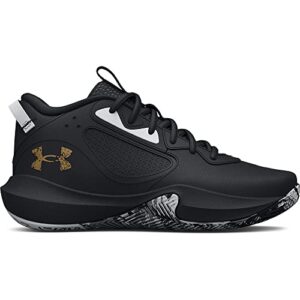 Under Armour Unisex Lockdown 6 Basketball Shoe, Black, 7, US