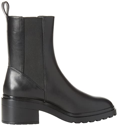 Amazon Essentials Women's Chunky Sole Chelsea Boot, Black, 8