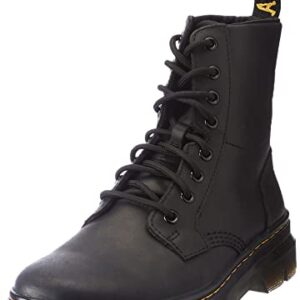 Dr. Martens unisex adult Lace Fashion Boot, Black Wyoming, 10 Women 9 Men US