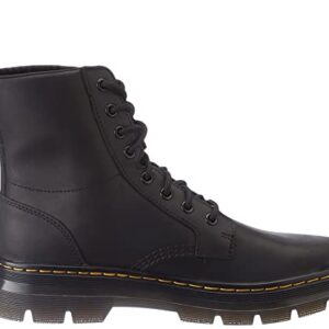 Dr. Martens unisex adult Lace Fashion Boot, Black Wyoming, 10 Women 9 Men US