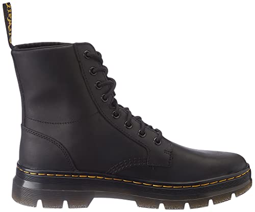 Dr. Martens unisex adult Lace Fashion Boot, Black Wyoming, 10 Women 9 Men US