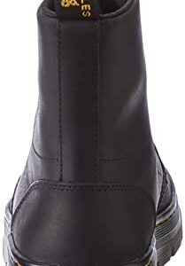 Dr. Martens unisex adult Lace Fashion Boot, Black Wyoming, 10 Women 9 Men US