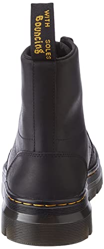 Dr. Martens unisex adult Lace Fashion Boot, Black Wyoming, 10 Women 9 Men US