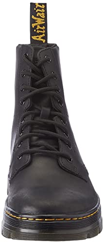 Dr. Martens unisex adult Lace Fashion Boot, Black Wyoming, 10 Women 9 Men US