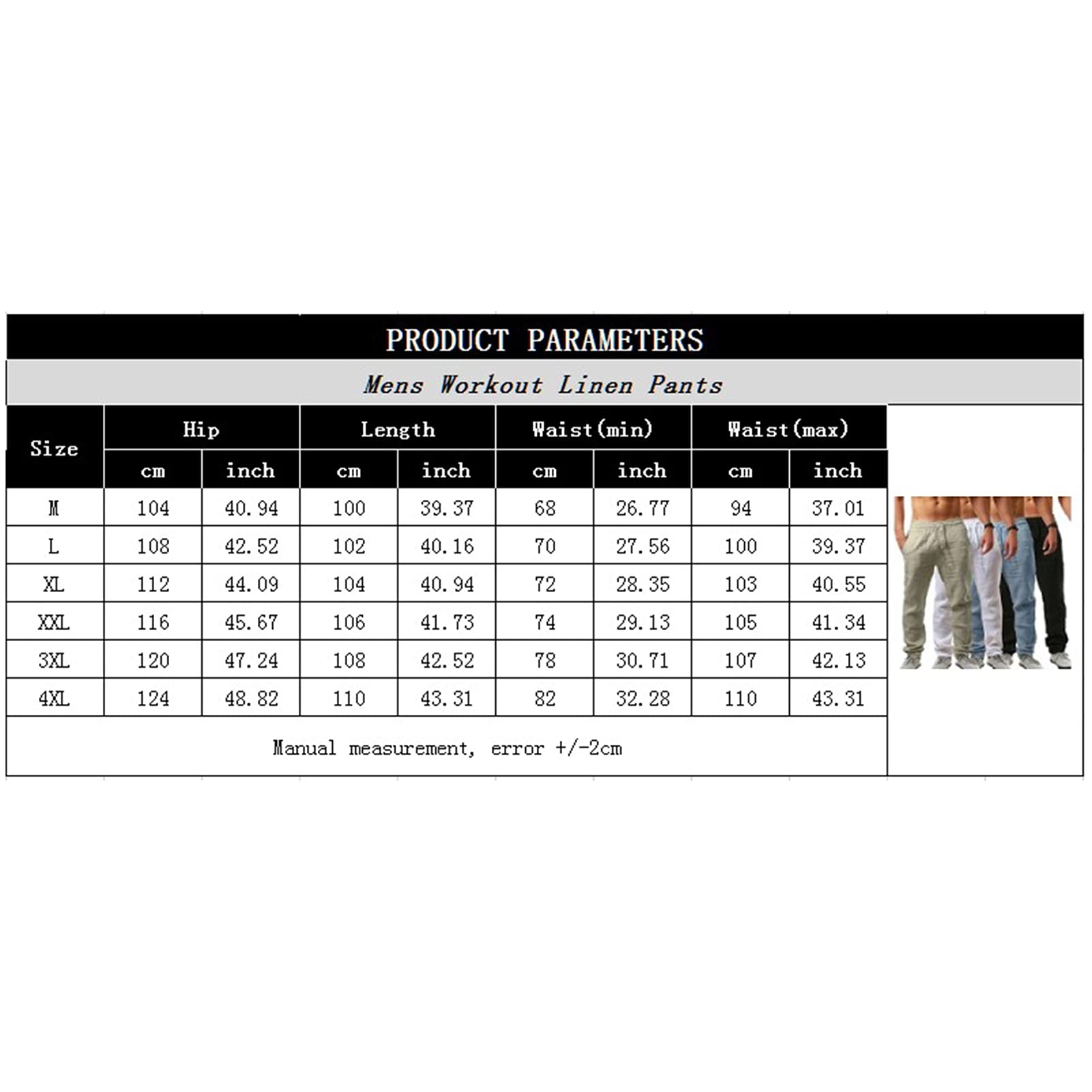 Rela Bota Mens Fashion Cotton Linen Pants Casual Sport Yoga Thin Jogging Lightweight Trousers Long Pants Black