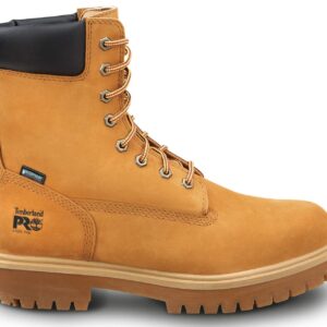 Timberland PRO 8IN Men's, Wheat, Steel Toe, EH, MaxTRAX Slip Resistant, WP Boot (13.0 W)