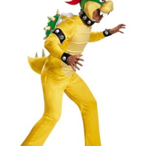 Disguise Men's Bowser Deluxe Adult Costume, Multi, XX-Large