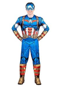 jazwares marvel captain america adult costume small