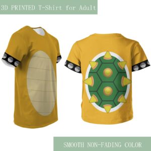 Super Smooth Shirt for Men and Women, Cosplay Tshirt Unisex Clothing Adults Soft T-Shirt (XX-Large, Yellow)