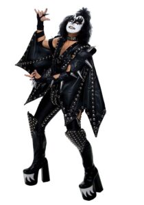 fun costumes - adult authentic kiss costume gene simmons demon costume - l/xl