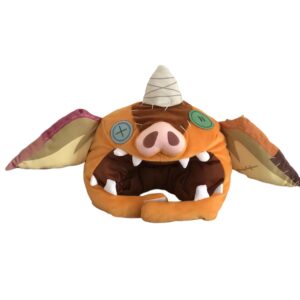 sldfmv halloween botw kids bokoblin mask totk link pig plush hat cosplay prop xmas gift cute cartoon toy decorative helmet