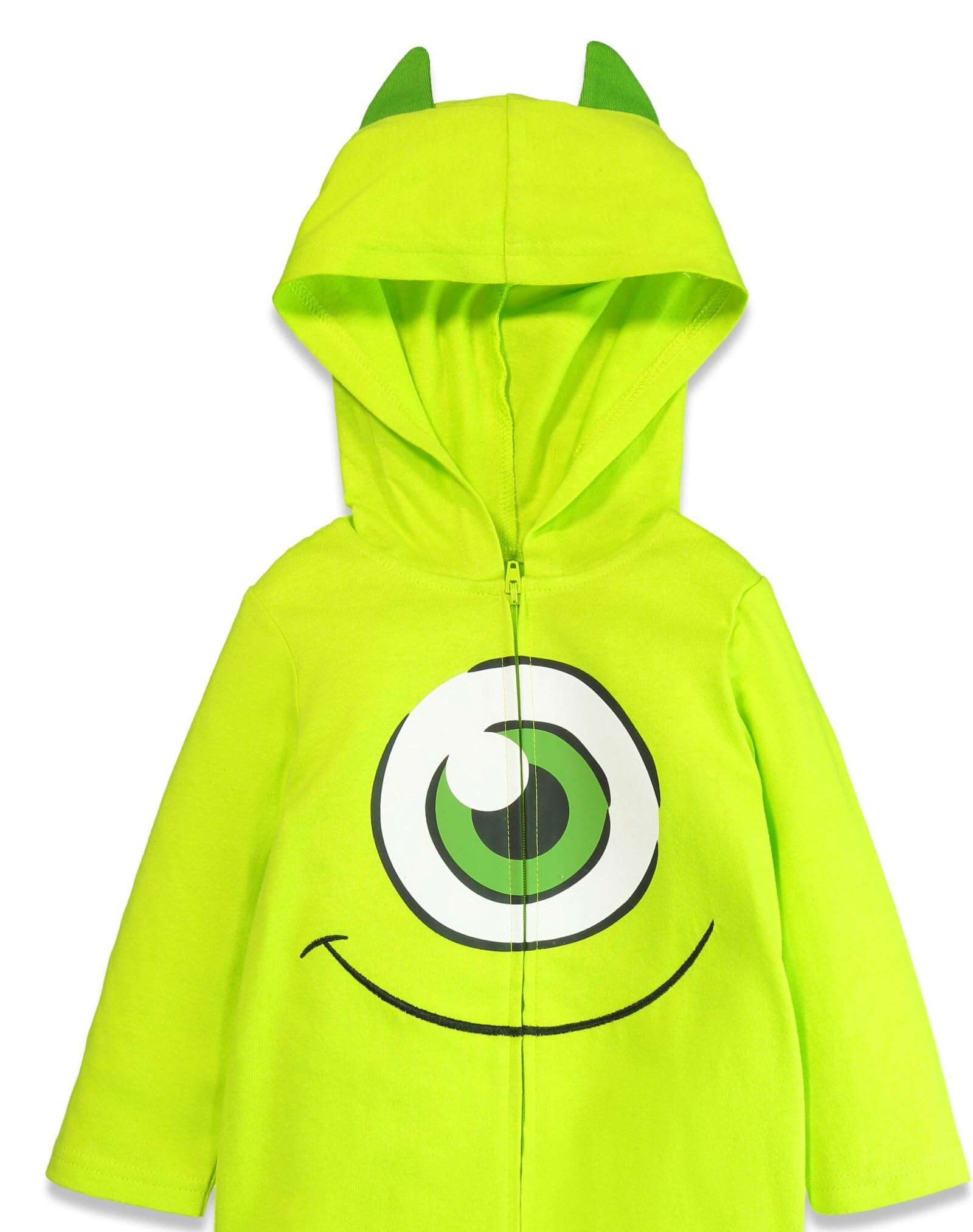 Disney Pixar Monsters Inc. Mike Wazowski Little Boys Cosplay Fur Coverall 7-8