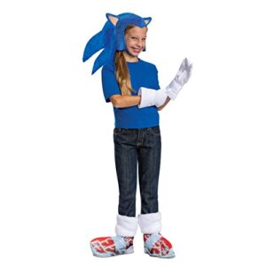 Sonic the Hedgehog Costume Kit, Official Sonic Movie Kids Size Costume Accessories