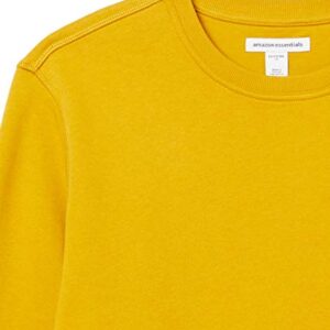 Amazon Essentials Men's Fleece Crewneck Sweatshirt (Available in Big & Tall), Gold, Medium