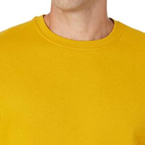 Amazon Essentials Men's Fleece Crewneck Sweatshirt (Available in Big & Tall), Gold, Medium