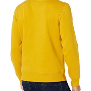 Amazon Essentials Men's Fleece Crewneck Sweatshirt (Available in Big & Tall), Gold, Medium