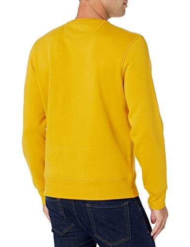 Amazon Essentials Men's Fleece Crewneck Sweatshirt (Available in Big & Tall), Gold, Medium