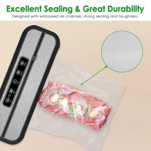 Vacuum Sealer Bags, 1 Roll 11in x 16ft, BPA Free, Durable Commercial Grade Bag Roll, Food Vac Bags for Storage, Meal Prep or Sous Vide Cooking