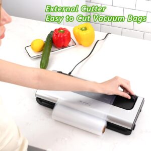 AirVita+ Vacuum Sealer Machine V72 with 6 Different Modes Multifunctional Vacuum Sealer Machine for Storage & Prolong Food Preservation, Sous Vide Matching Sealing Machine Not Include Packaging Bags