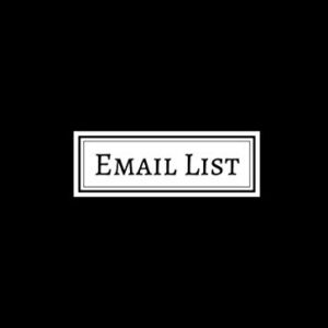 EMAIL LIST | Guest Book With Space For Collecting Email Addresses, Name And Comments: MAILING LIST BOOK | ART SHOW EXHIBITION | CORPORATE EMAIL LIST | BUSINESS EMAIL ADDRESS LIST