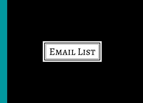 EMAIL LIST | Guest Book With Space For Collecting Email Addresses, Name And Comments: MAILING LIST BOOK | ART SHOW EXHIBITION | CORPORATE EMAIL LIST | BUSINESS EMAIL ADDRESS LIST