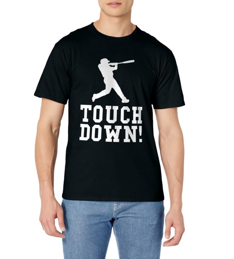 Funny Touchdown Baseball Football Sports Gift T-Shirt