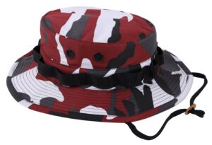 rothco camo boonie hat - ultimate sun defense for outdoor adventures - red camo – 7