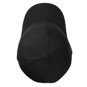 Falari Baseball Cap Adjustable Size for Running Workouts and Outdoor Activities All Seasons (1pc Black)