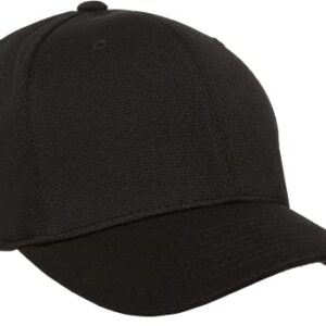 Flexfit Men's Cool & Dry Baseball Cap, Black, Large-X-Large