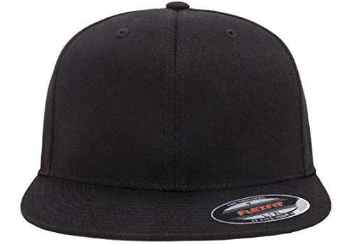 Flexfit Men's On Field Pro-Baseball Cap, Black, Large-X-Large