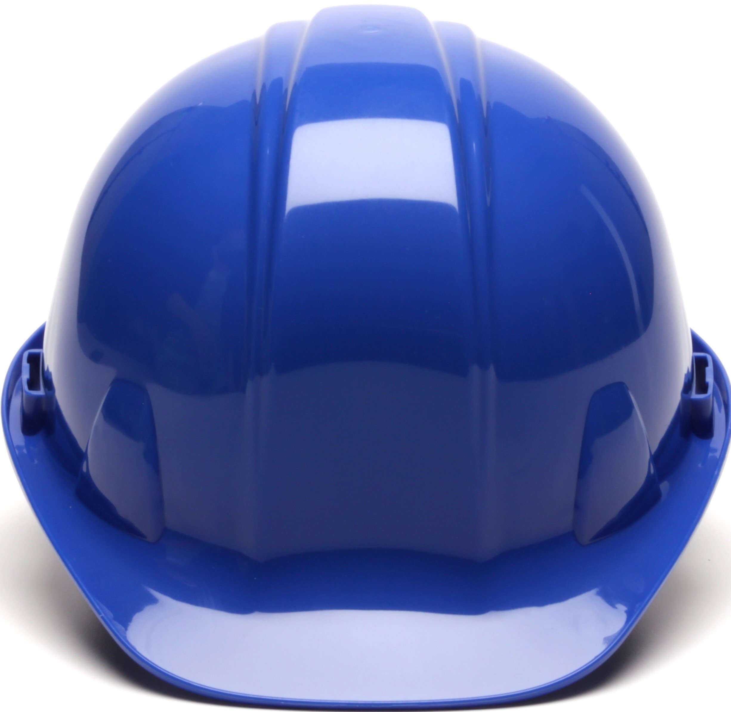 Pyramex Safety Cap Style 4 Point Ratchet Suspension Hard Hat with Rain Trough - Comfortable Low Profile Design, Blue, One Size (HP14160)