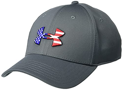 Under Armour Men's Freedom Blitzing Hat , Pitch Gray (012)/Black , Large/X-Large