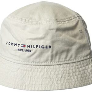 Tommy Hilfiger mens Established Bucket Hat, Stone as Core, Large US