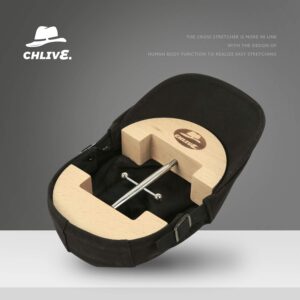 CHLIVE Fitted Hat Stretcher Adjustable -One Size Fits All Cap,Solid Wood & Heavy Duty Unisex Hat Jack Stretcher