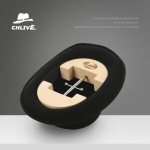 CHLIVE Fitted Hat Stretcher Adjustable -One Size Fits All Cap,Solid Wood & Heavy Duty Unisex Hat Jack Stretcher