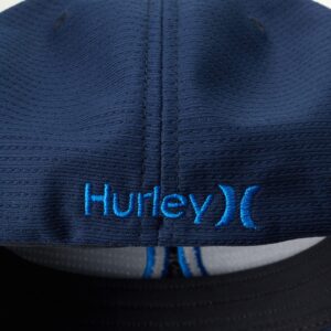 Hurley Men's Caps - H2O Dri Pismo Curved Bill Baseball Hats for Men (S-XL), Size Small-Medium, Blue