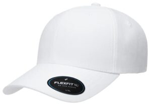 flexfit womens nu baseball cap, white, small-medium us