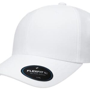 Flexfit Womens Nu Baseball Cap, White, Small-Medium US