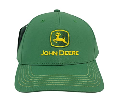 John Deere Green Moline 112 Fit Cap Embroidered Logo Hat