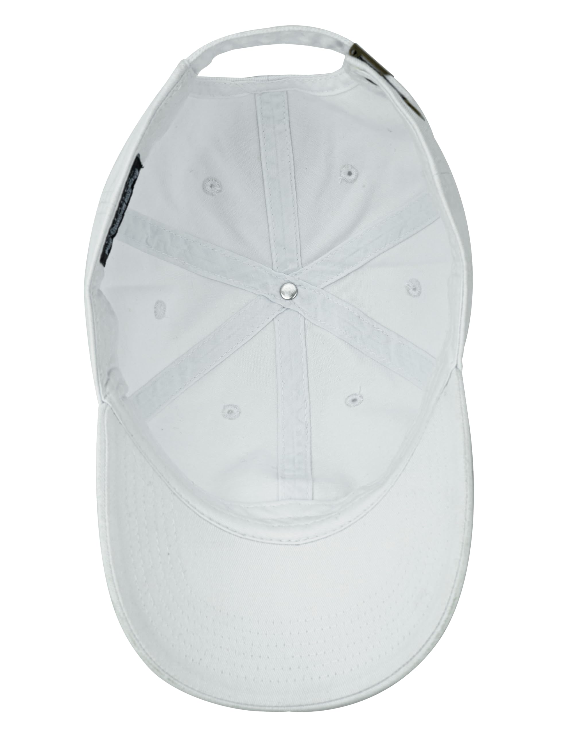 Gelante Baseball Caps Dad Hats 100% Cotton Polo Style Plain Blank Adjustable Size. 1805-White-1PC