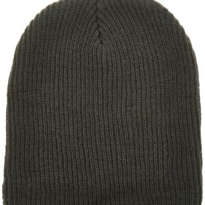 NEFF mens Daily Beanie, Warm, Slouchy, Soft Headwear Beanie Hat, Charcoal, One Size US