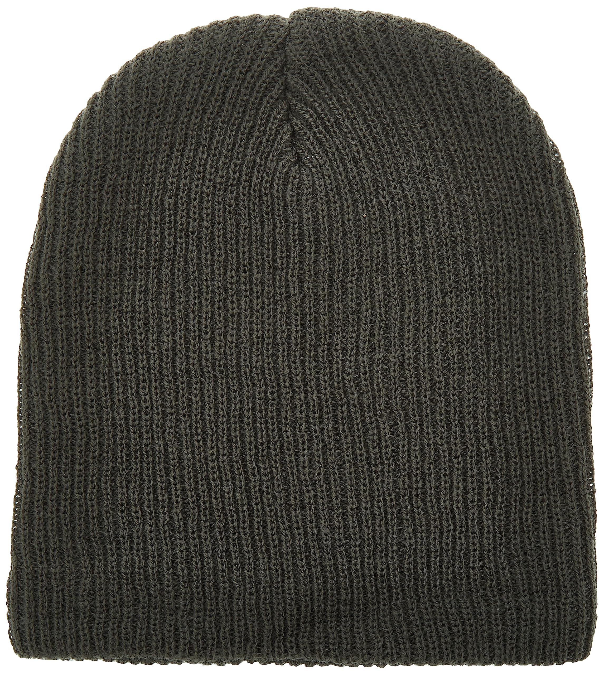 NEFF mens Daily Beanie, Warm, Slouchy, Soft Headwear Beanie Hat, Charcoal, One Size US