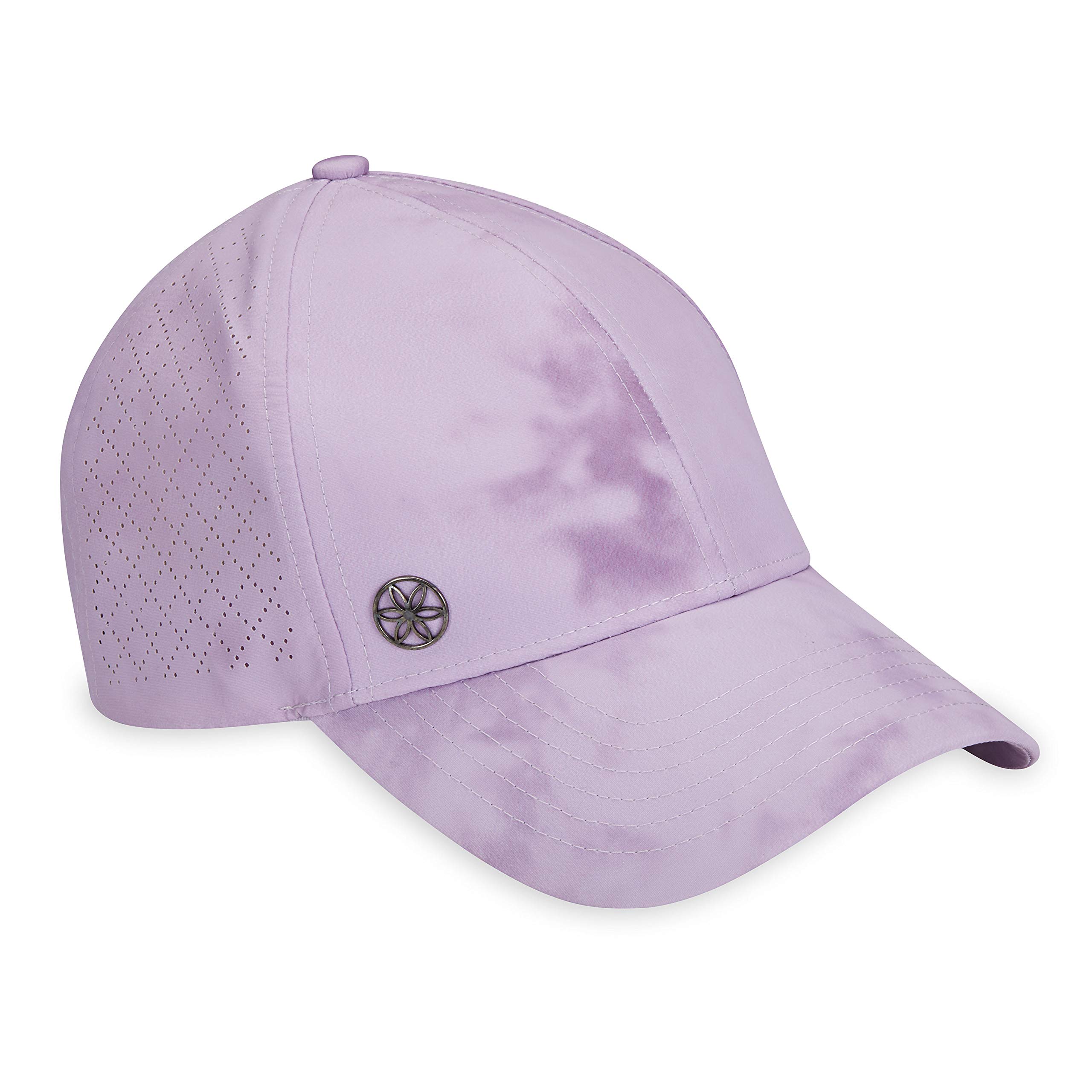 Gaiam Wander Breathable Pink Tie-Dye Geo Hat - Cute Women's Baseball Hat for Summer, Lightweight Geo Design, Adjustable Strap, Moisture-Absorbing Sweatband for Running & Hiking, Pink Cap, Blush